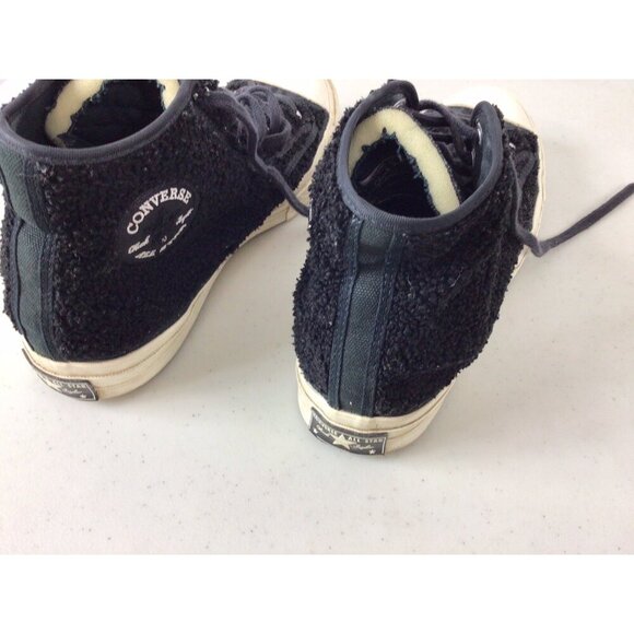 Converse Chuck Taylor High Tops Shoes Shearling Fleece Mens 10 - Picture 2 of 10